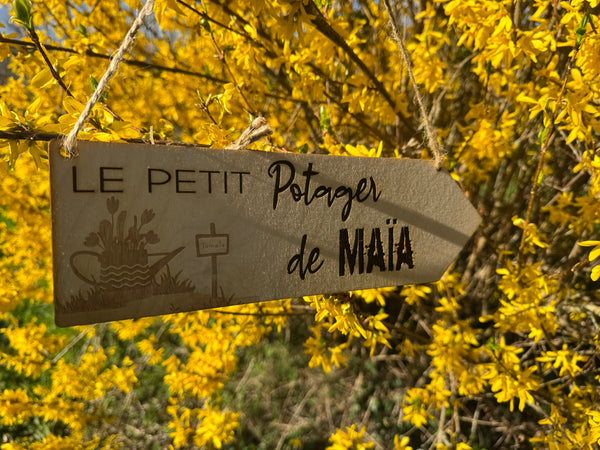 Vegetable garden sign