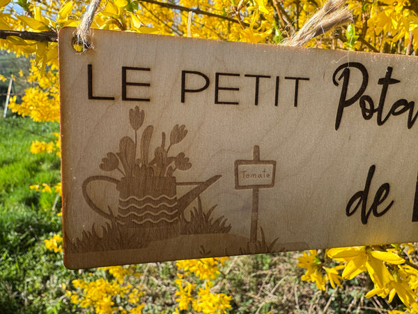 Vegetable garden sign