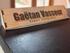 Personalized Wooden Desk Sign | Custom Name and Position Burned