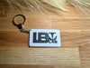 Close-up of the front face of this durable, 2mm thick logo keychain. Ideal for marketing campaigns and everyday brand reminders.